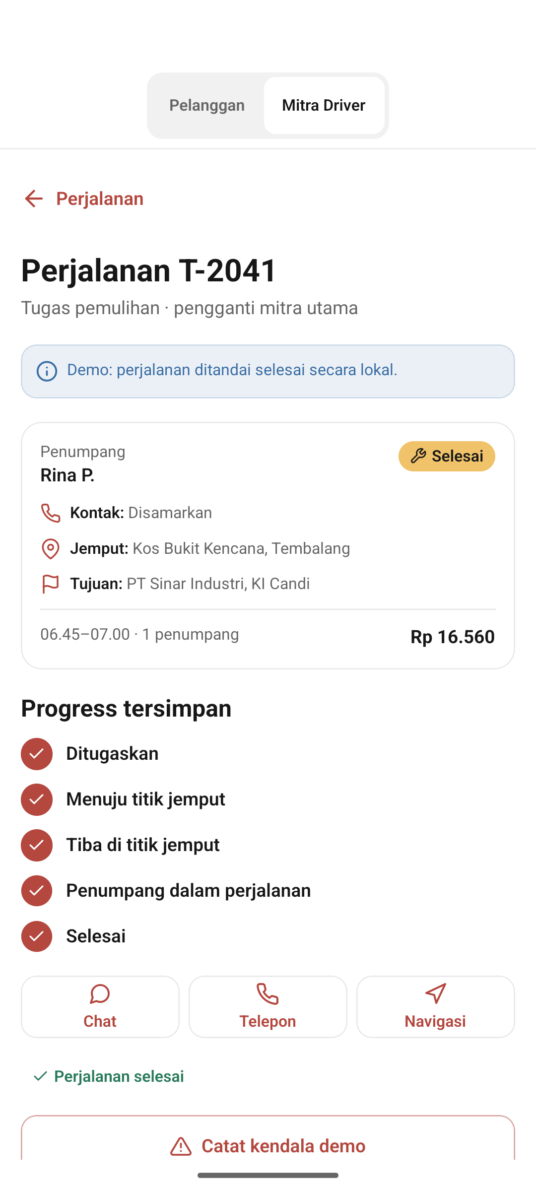 sync partner completed