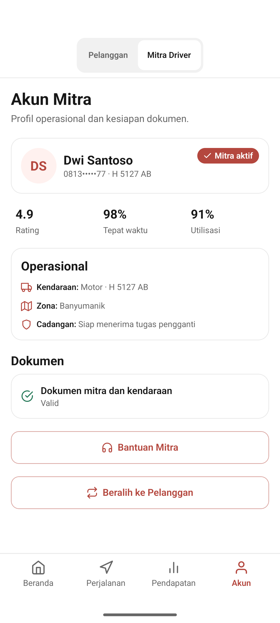 partner navigation